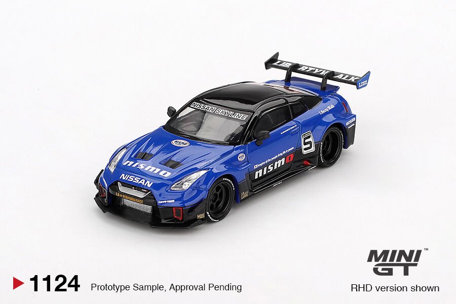 Mini GT 1/64 LB-Silhouette WORKS GT NISSAN 35GT-RR Ver.2 Blue