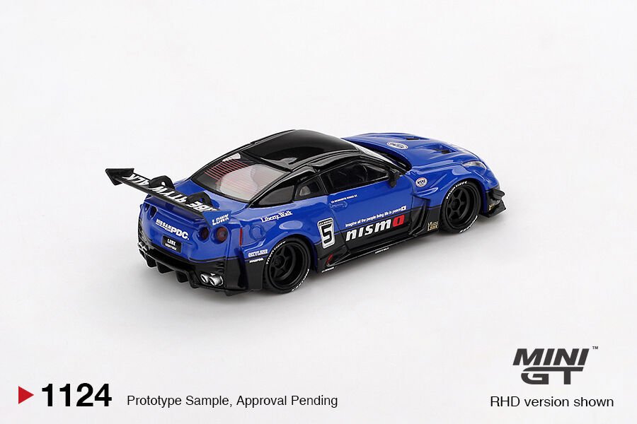 Mini GT 1/64 LB-Silhouette WORKS GT NISSAN 35GT-RR Ver.2 Blue
