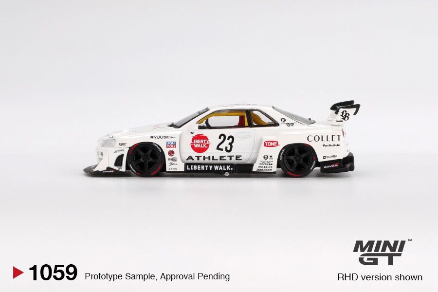 Mini GT 1/64 Nissan LB-ER34 Super Silhouette (BLİSTER)