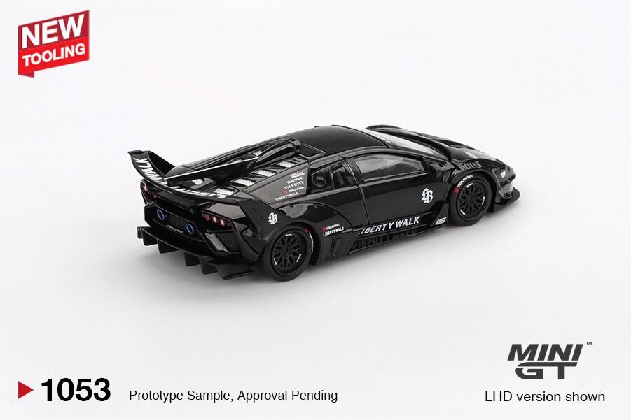 Mini GT 1/64 Lamborghini LB-Silhouette WORKS MURCIELAGO GT Evo Black