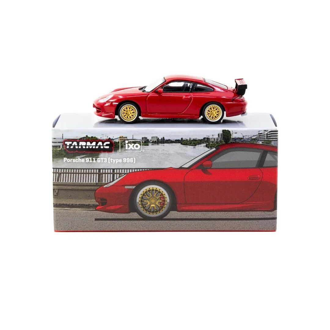 Tarmac Works 1/64 Porsche 911 GT3 type 996 Red