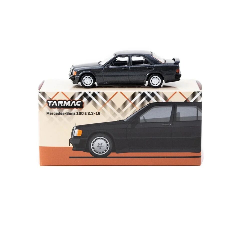 Tarmac Works 1/64 Mercedes-Benz 190 E 2.3-16 Blue-Black metallic