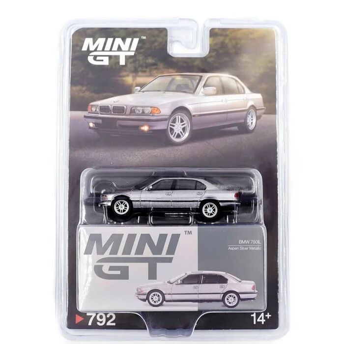 Mini GT 1/64 BMW 750IL Aspen Silver Metallic (BLİSTER)
