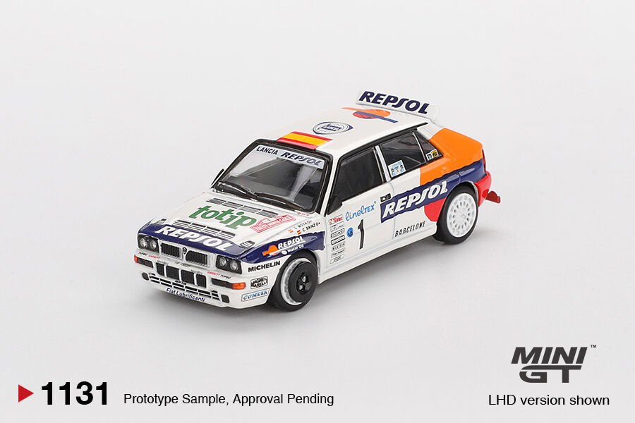 Mini GT 1/64 Lancia Delta HF Integrale Evoluzione #1 1993 Rallye Monte-Carlo