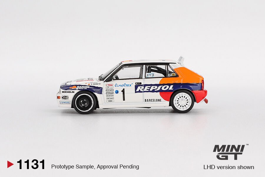Mini GT 1/64 Lancia Delta HF Integrale Evoluzione #1 1993 Rallye Monte-Carlo