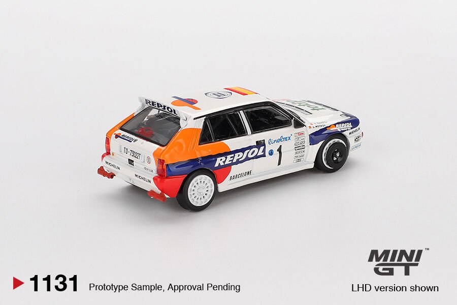 Mini GT 1/64 Lancia Delta HF Integrale Evoluzione #1 1993 Rallye Monte-Carlo