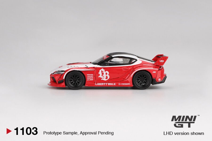 Mini GT 1/64 LB★WORKS Toyota GR Supra Red