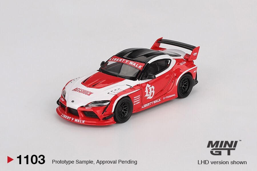 Mini GT 1/64 LB★WORKS Toyota GR Supra Red