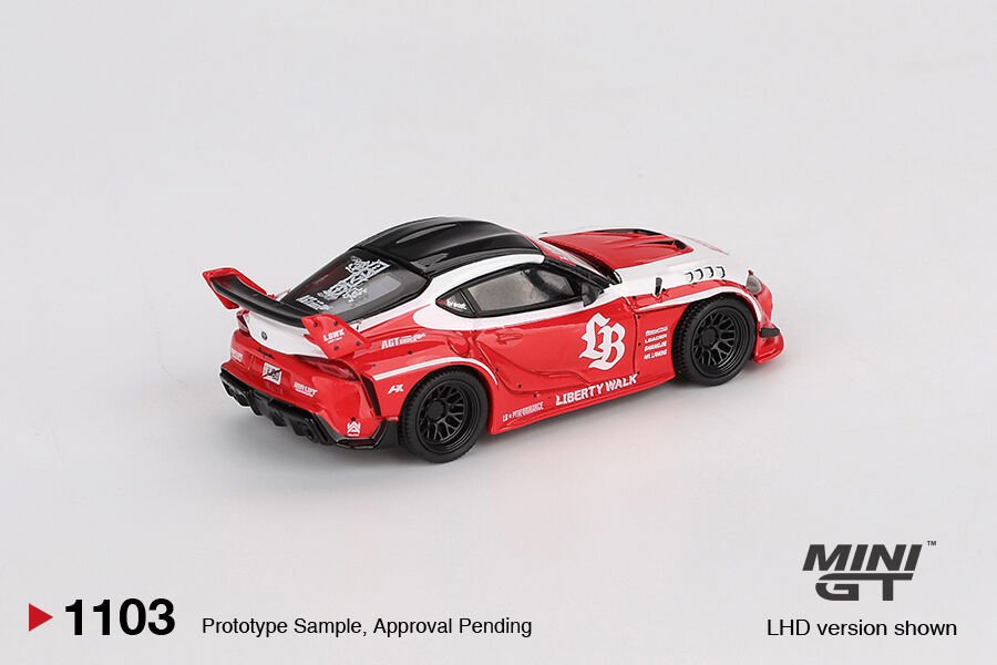 Mini GT 1/64 LB★WORKS Toyota GR Supra Red