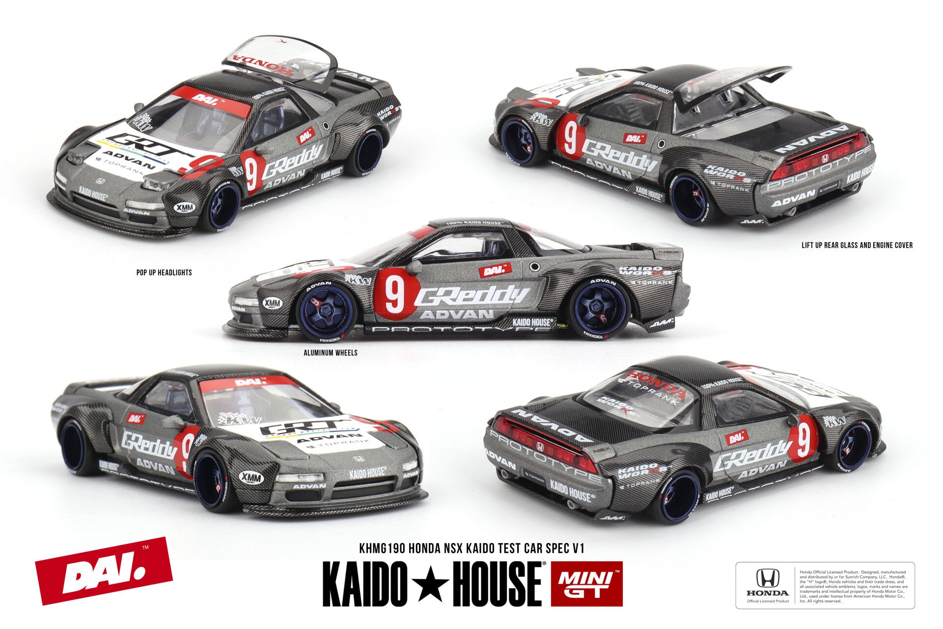 Alpay Hobi'den Honda NSX Kaido Test Car Spec V1