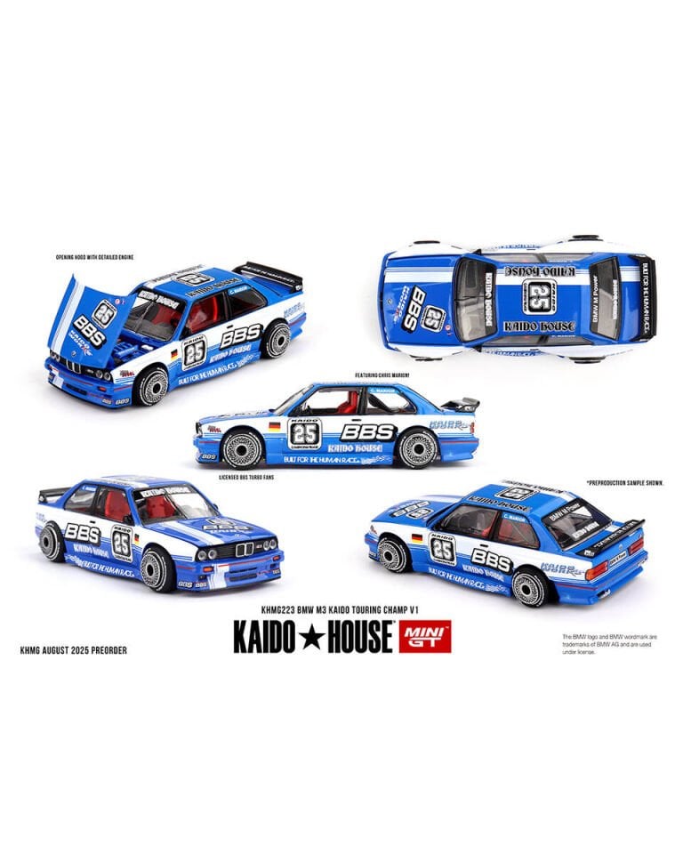 Mini GT 1/64 Kaido House BMW M3 Kaido Touring Champ V1