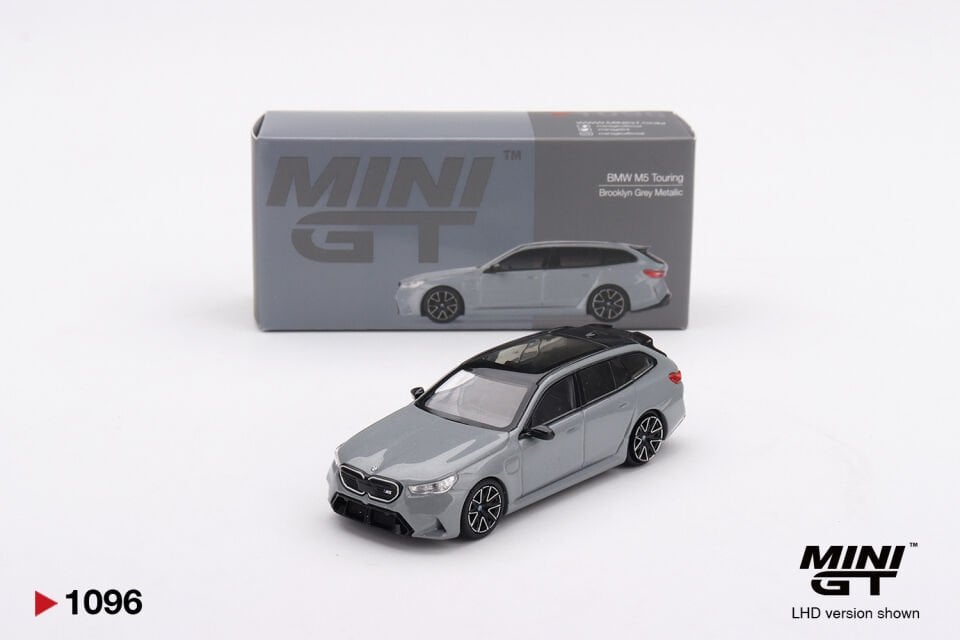 Mini GT 1/64 BMW M5 Touring (G99) Brooklyn Grey Metallic