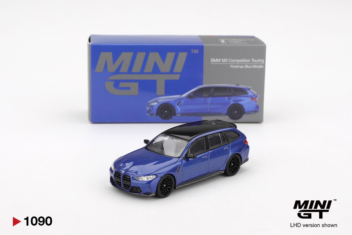 Mini GT 1/64 BMW M3 Competition Touring Portimao Blue Metallic